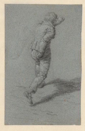 Study of a walking boy