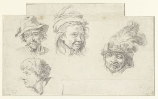 Study Sheet with Four Heads
