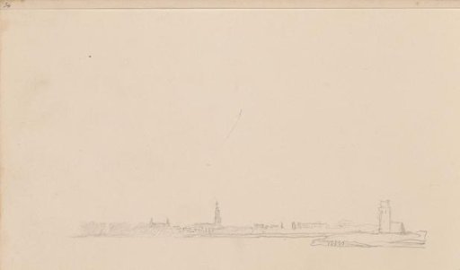 View of Enkhuizen with the Gelderse Tower