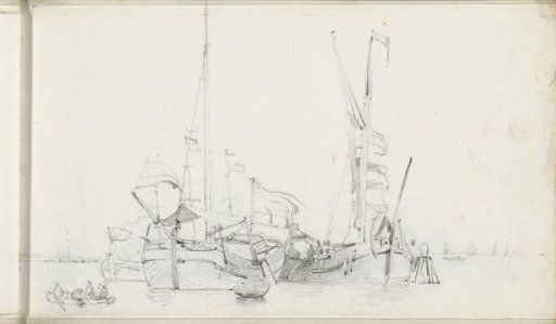Moored Sailing Ships
