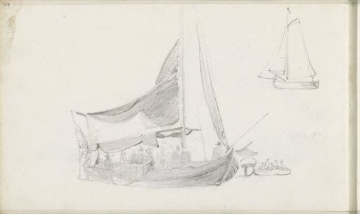 Figures in a Sailing Boat