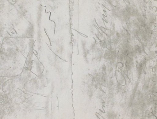 Head of an Oriental man with a beard and a rectangle