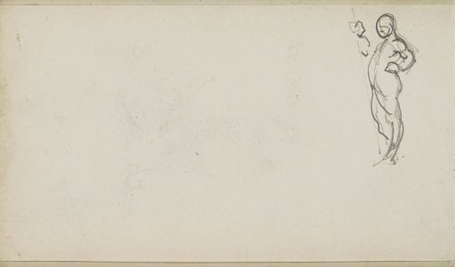 Standing figure, left arm on hip