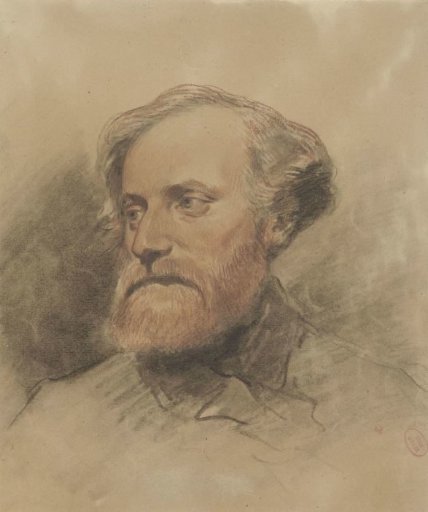 Portrait of the painter Alexandre Gabriel Decamps