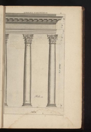 Corinthian columns and entablature