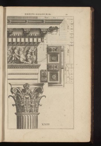 Corinthian capital and entablature