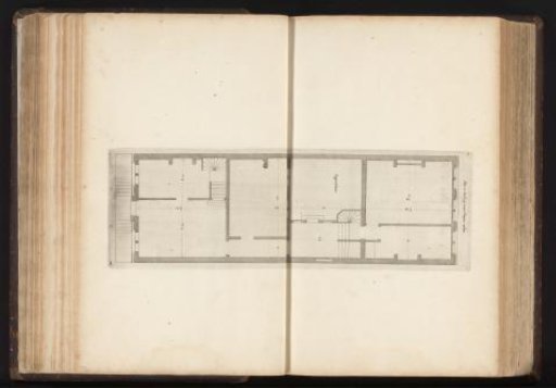 Plan of a townhouse on the Keizersgracht in Amsterdam