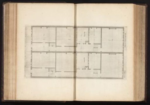 Plan of Two Townhouses on the Oude Turfmarkt in Amsterdam