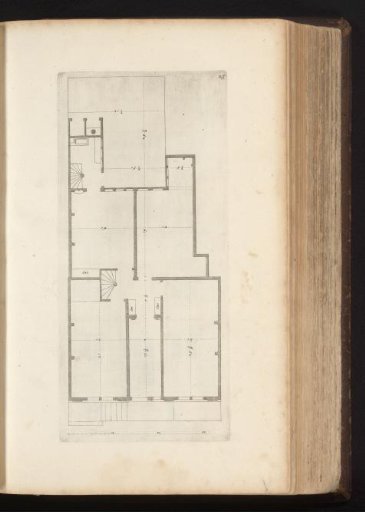Plan of a Townhouse on the Rokin in Amsterdam