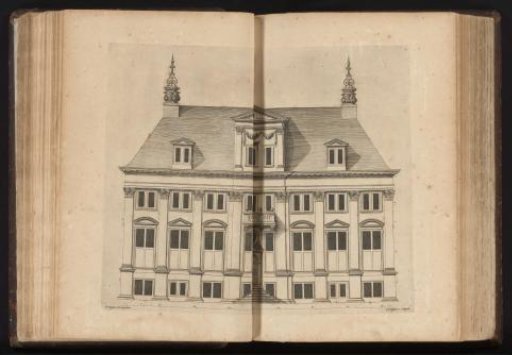 Facade of the Country House Westwijck in Purmer