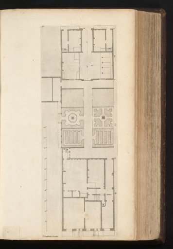 Plan of a House with Garden on the Singel in Amsterdam