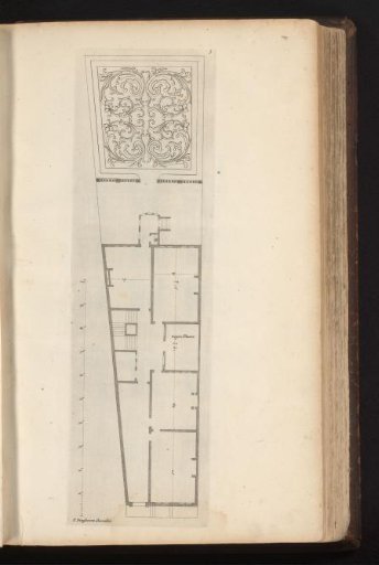 Plan of a townhouse on the Herengracht in Amsterdam
