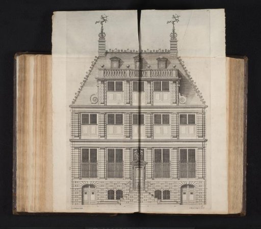 Facade of a Townhouse on the Singel in Amsterdam