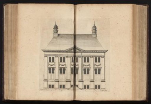 Facade of the Country House Vredenburg in the Beemster