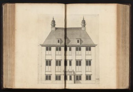 Rear Facade of the Country House Vredenburg in the Beemster