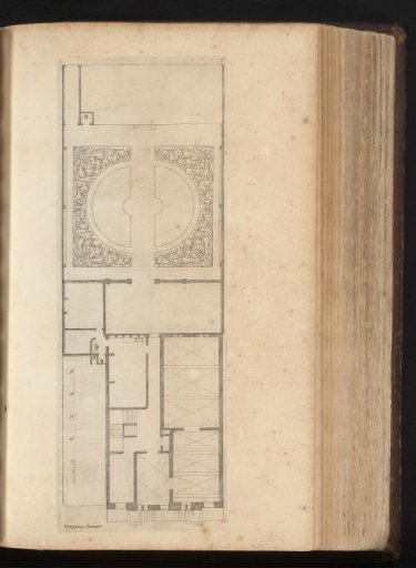 Plan of a House and Garden on the Kloveniersburgwal in Amsterdam