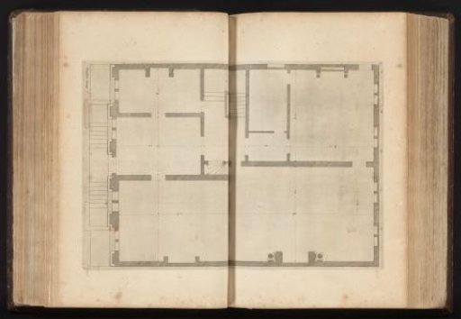 Plan of the First Floor of a Townhouse on the Kloveniersburgwal in Amsterdam