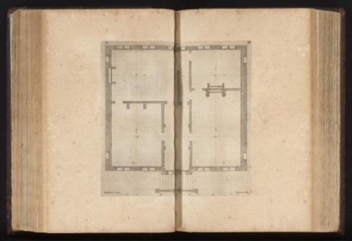 Ground plan for the country house Vredenburg in the Beemster