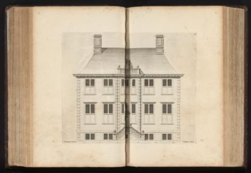 Facade for the country house Vredenburg in the Beemster