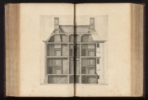 Section for the country house Vredenburg in the Beemster