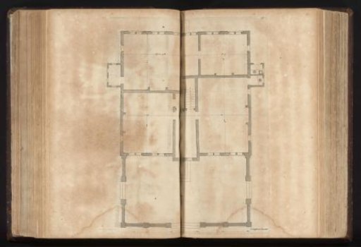 Ground plan of the country house Pijnenburg at Soest