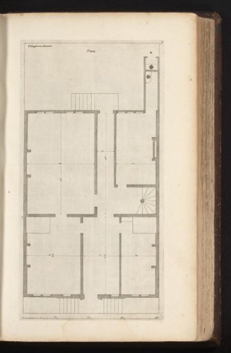 Plan of a townhouse on the Herengracht in Amsterdam