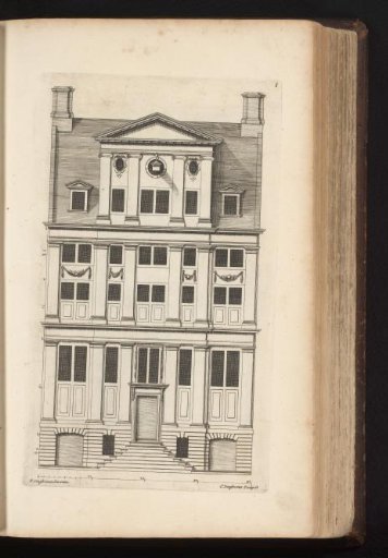 Facade for a townhouse on the Herengracht in Amsterdam