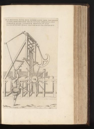 Worker at a sawing machine