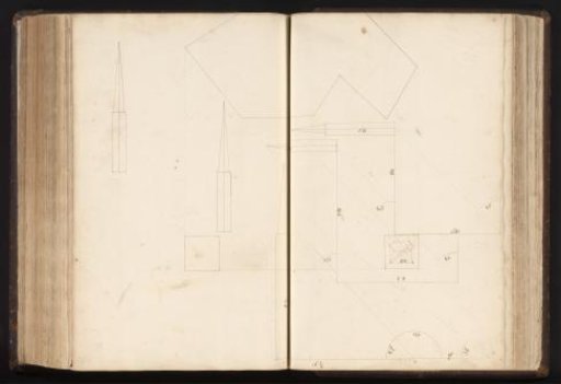 Geometric calculations for a tower