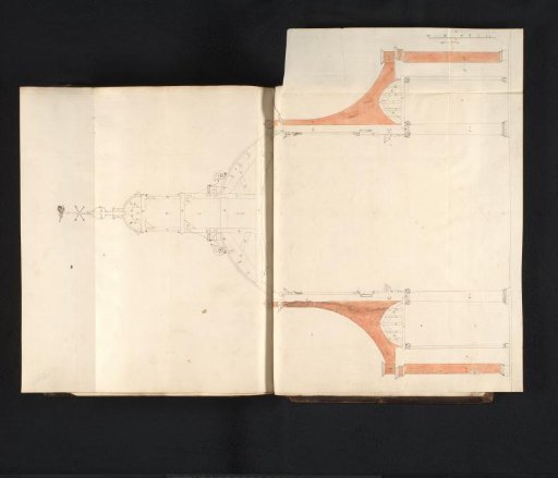 Cross-section of the Marekerk in Leiden