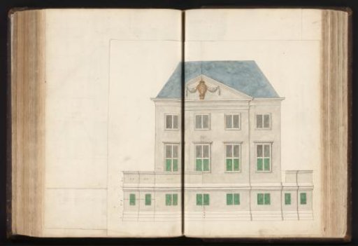 Facade of a Blockhouse in the Amstel