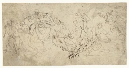 Apollo, the Muses and Mercury