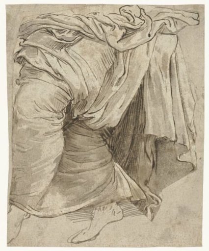 Study of a Drapery