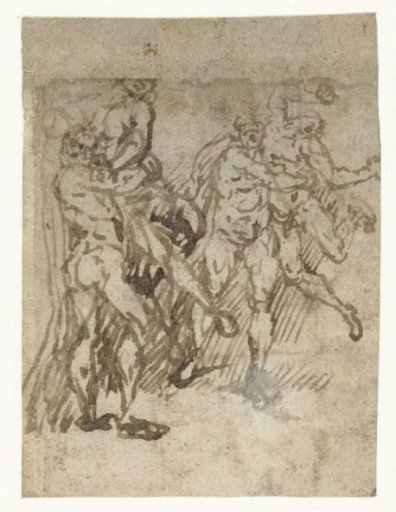 Two Studies for Hercules and Antaeus