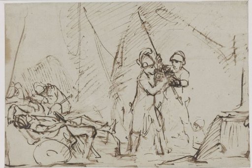 David Preventing Abishai from Killing Saul