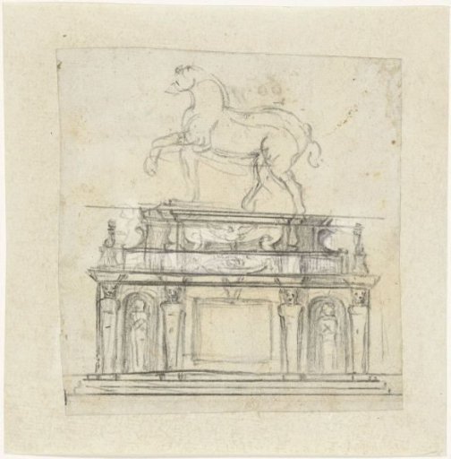 Design for an Equestrian Statue of Henry II of France