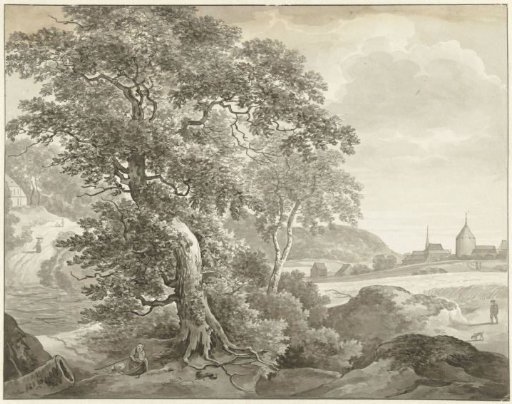 Landscape after Ruisdael
