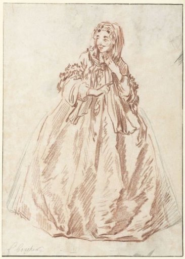 Study of Mascarille, in travesty