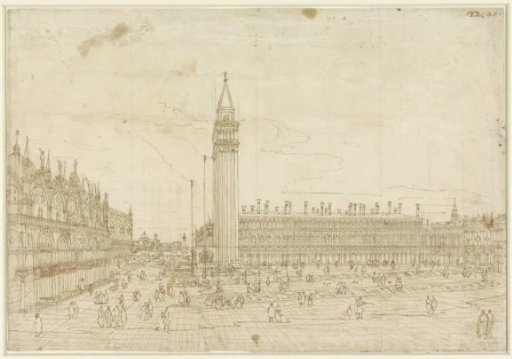 The Piazza San Marco, seen towards the Piazetta