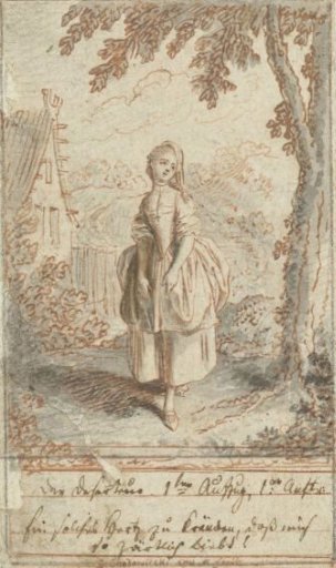 Louise standing under a lime tree
