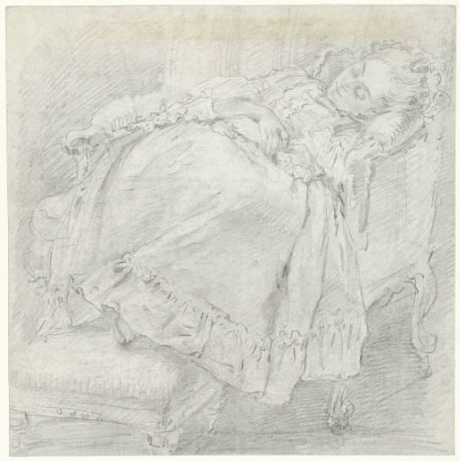 Resting Woman in an Armchair