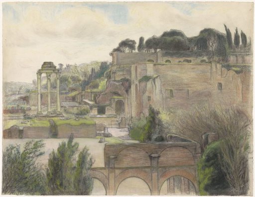 View of the Roman Forum and the Palatine, Seen from the Via Capitolina