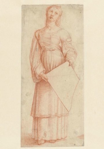 Standing Saint Cecilia