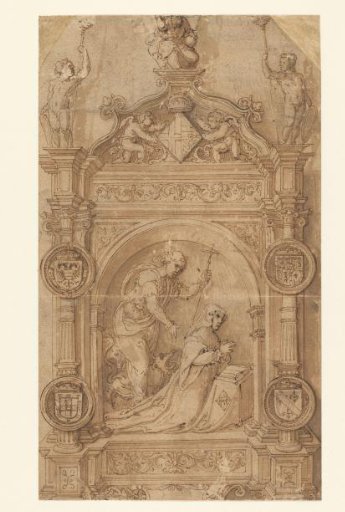 Design for a Tomb Monument for Margaretha of Austria