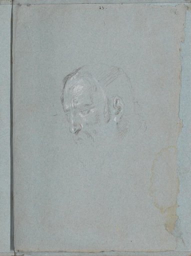 Head of a man with beard
