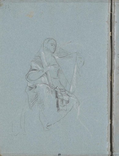 Woman with harp