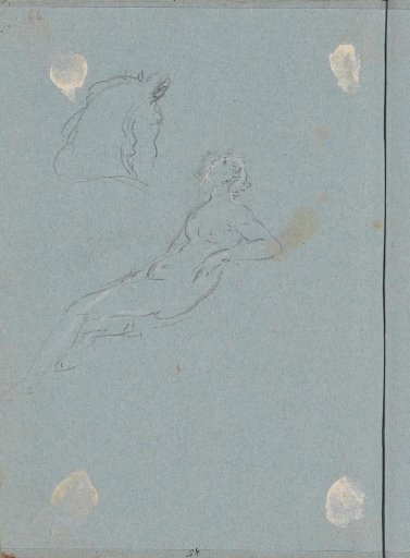 Reclining nude woman