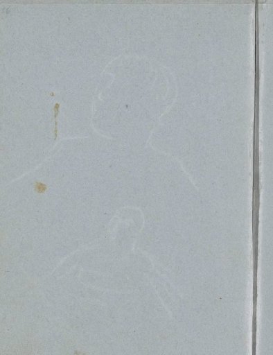 Cast of a chalk drawing