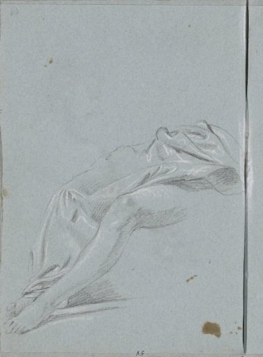 Legs, partially covered with drapery