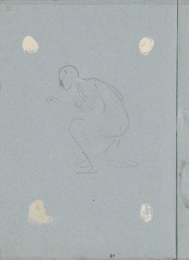 Crouching figure